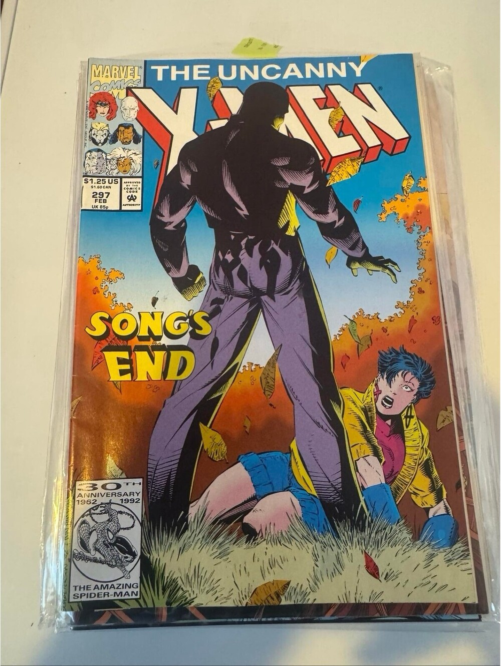 Uncanny X-Men #297 Marvel Comics 1993 Song's End Jubilee Professor X